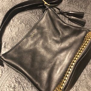 Coach Legacy Black Stud Bucket Bag